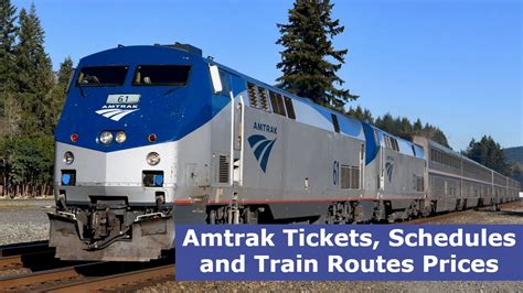 Amtrak train ticket booking